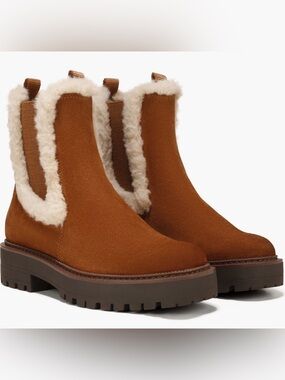 Sam Edelman Laguna Faux
Fur TrimPlatform Chelsea Boot
(Women)